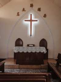 台中隱世藍白色色調埔基小教堂⛪️