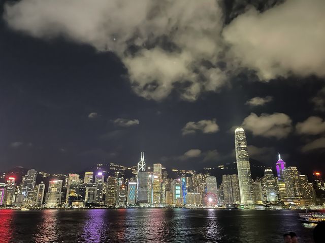 tsim tsha tsui waterfront จุดชม symphony of light 