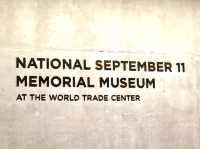 NYC - National September 11 memorial museum 