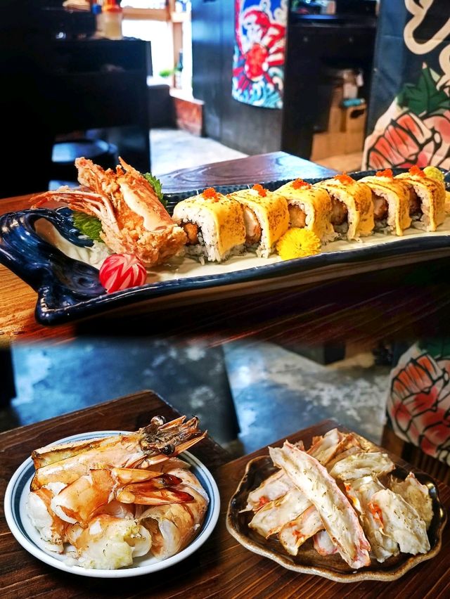 銅鑼灣豐盛的海鮮餐