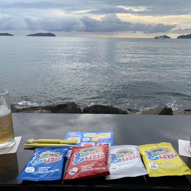 코타키나발루 세계 3대 석양 핑크하늘💜