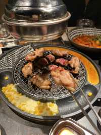 夜景。韓燒。美味大牛骨