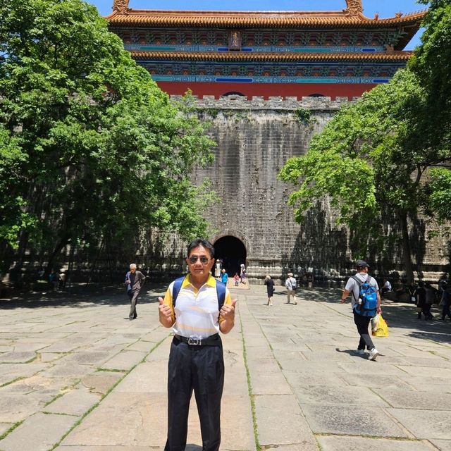 初夏遊南京，漫步明孝陵