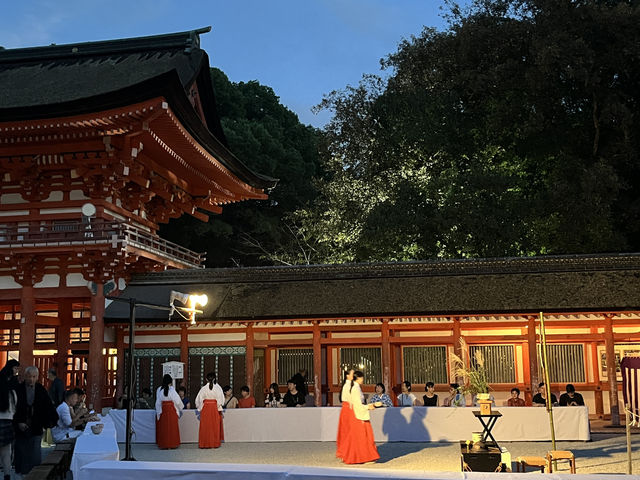 下鴨神社/篝火中秋節「明月管弦祭」
