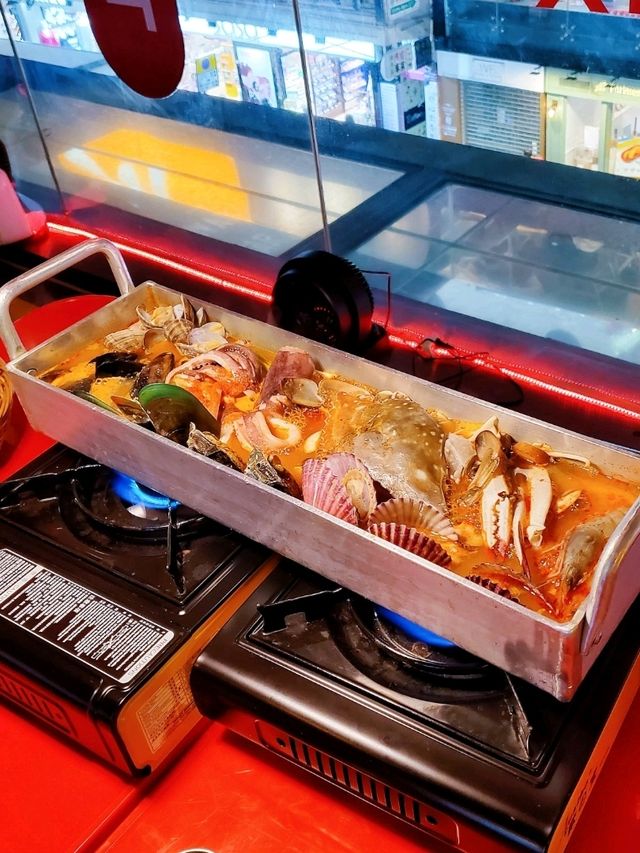 韓國大熱🔥特長50cm韓式海鲜鍋🥘🦀韓國網紅推介美食