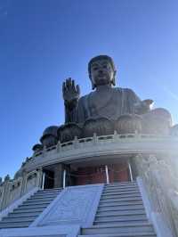 นั่งกระเช้าขึ้นบันได ไหว้พระใหญ่ นองปิง ฮ่องกง
