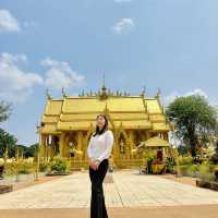 The only one golden Chapel in Thailand