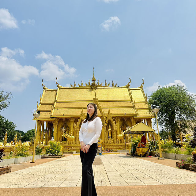 The only one golden Chapel in Thailand