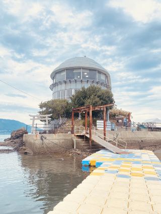 Marine Rest and Tamashima Benzaiten in Kagawa Prefecture