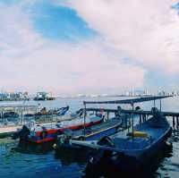 馬來西亞檳城喬治城著名標誌性景點:姓周橋Chew Jetty，拍照📸打卡好去處