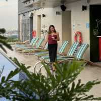 Cocktails with a view at Hotel Indigo Katong in Singapore 