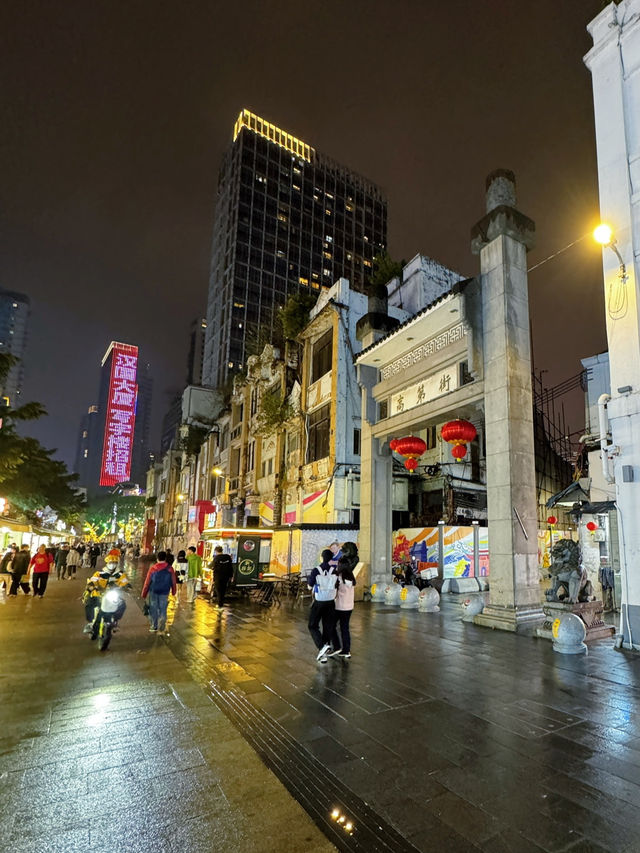 Beijing lu ถนนคนเดินที่คึกคักที่สุดของกวางโจว