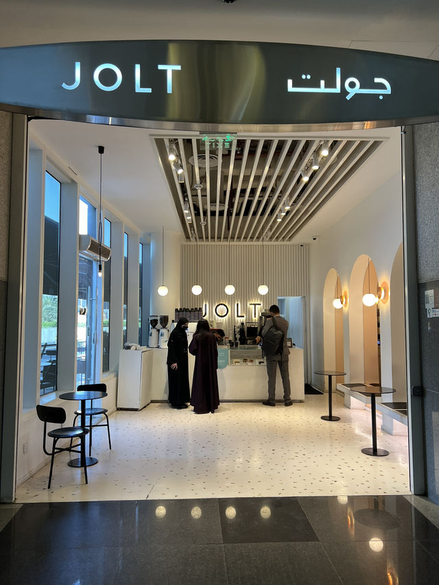 Chic Vibes at JOLT Café in Riyadh🩷