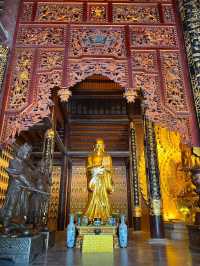 Majestic temple in mountains 
