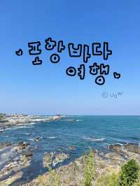 낭만 최고, 포항 바다 여행🦋🌊