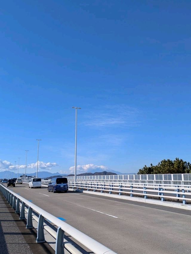 平塚市の湘南大橋からの眺め