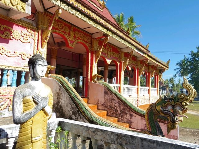 【ラオス🇱🇦】シーパンドンのお寺ワットコーンタイ
