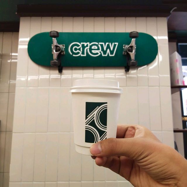 灣仔最潮咖啡店 crew coffee 