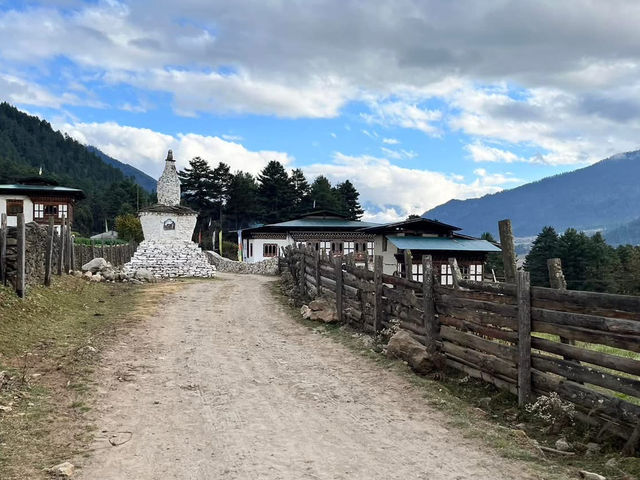 Phobjikha Valley – Blue Skies & Quiet Beauty 