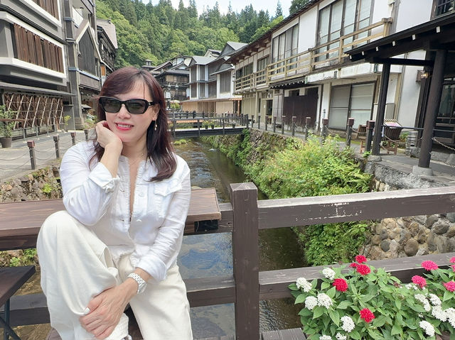 夏天的銀山溫泉別有一番風情
