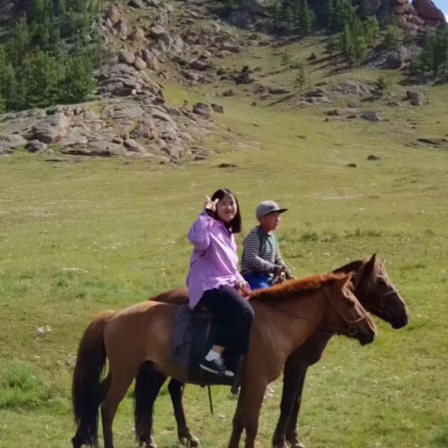 몽골 테를지 국립공원 승마체험 🐎