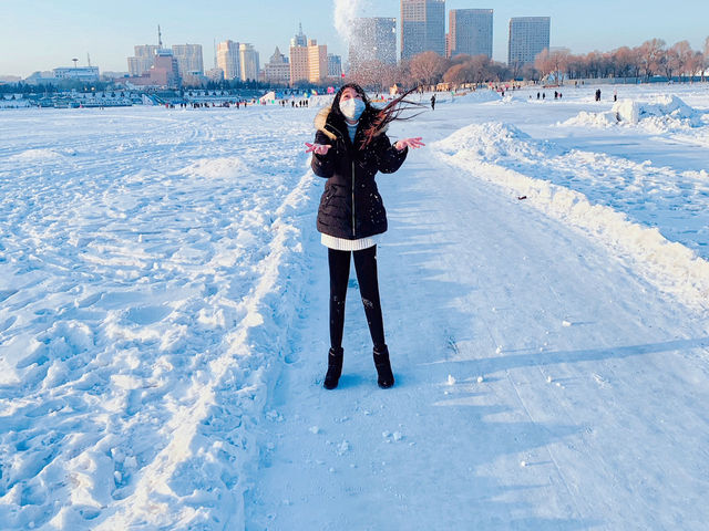 Winter do come true in Harbin 😍⛄