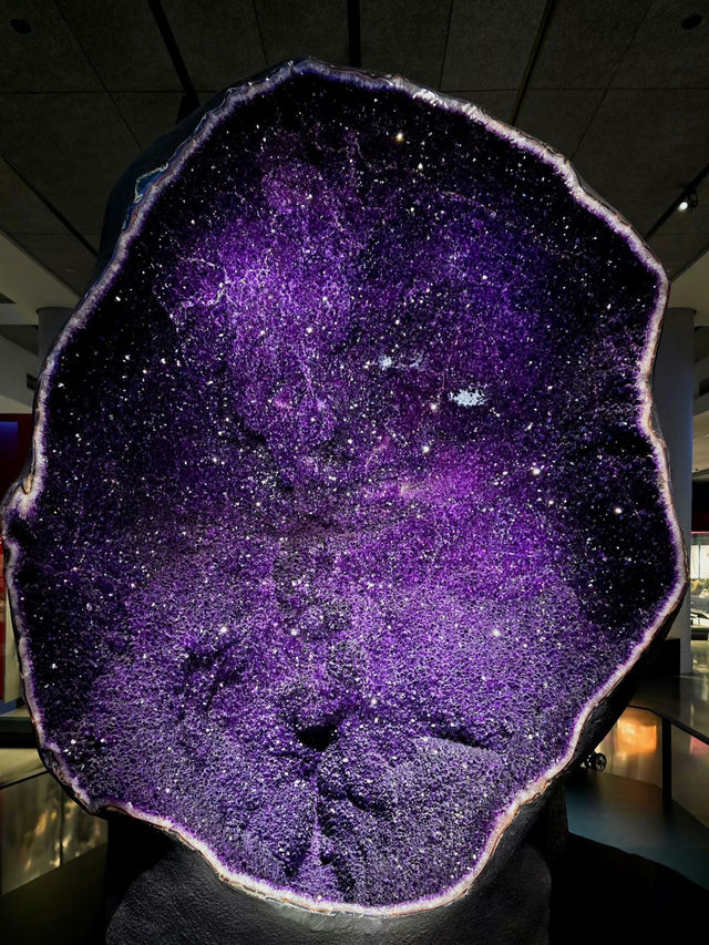 The Sparkling Giant: Amethyst Geode at the American Museum of Natural History 💎🌍