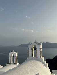 🇬🇷 聖托里尼 Santorini｜在貓咪與夕陽的陪伴下看愛琴海閃閃發光