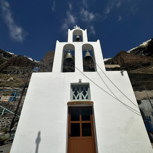 ⚓✨ Santorini Old Harbor – A Glimpse into Island Traditions
