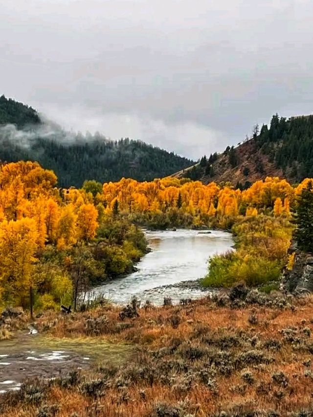 🏔️ Grand Teton National Park – Where Mountains Touch the Sky