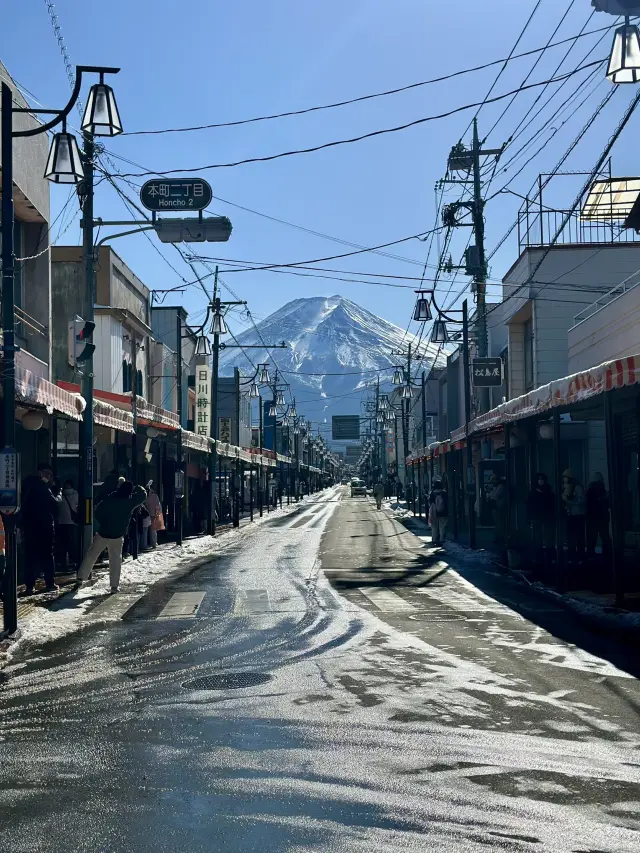 湖景與壯麗富士山的感受