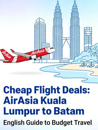 🚨ด่วน! โปรโมชั่นพิเศษเที่ยวบิน AirAsia จากกัวลาลัมเปอร์ไปบาตัม ราคาต่ำกว่า 120 ริงกิต!