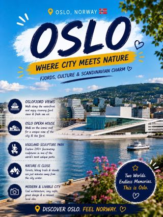 🇳🇴 Oslo Surprised Me — A Scandinavian City Where Nature Is Never Far Away✨