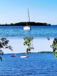 到 Lake Mendota(門多塔湖)徒步