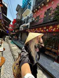 Hanoi train street 