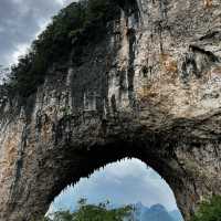 Moon hill in Yangshuo, Guilin 