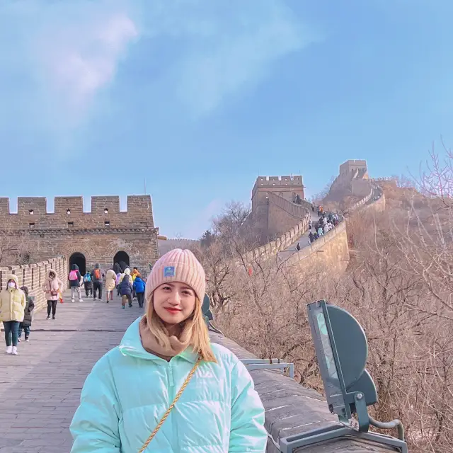 Winter Visit to Badaling Great Wall 🇨🇳 ❄️ 