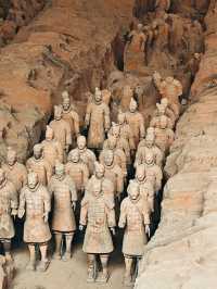 Standing next to the Terracotta Army