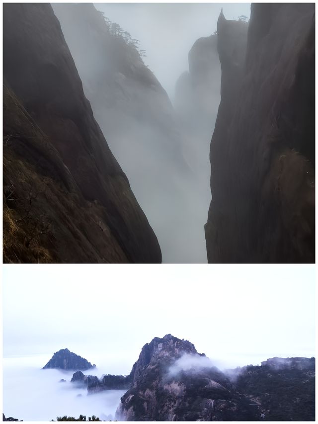 去了黃山才知道，水墨畫還是太保守了