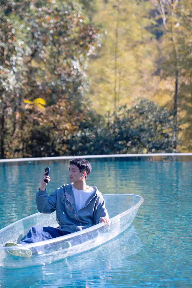 冬の温泉、この宁波の露天温泉に後悔して早く来なかった