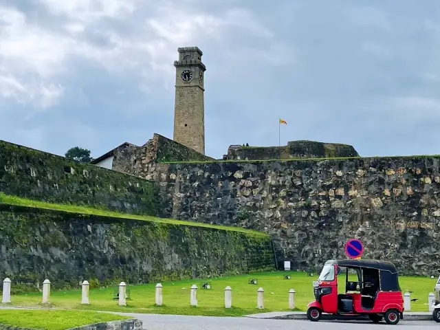 Galle Fort is located within the ancient city walls of Galle