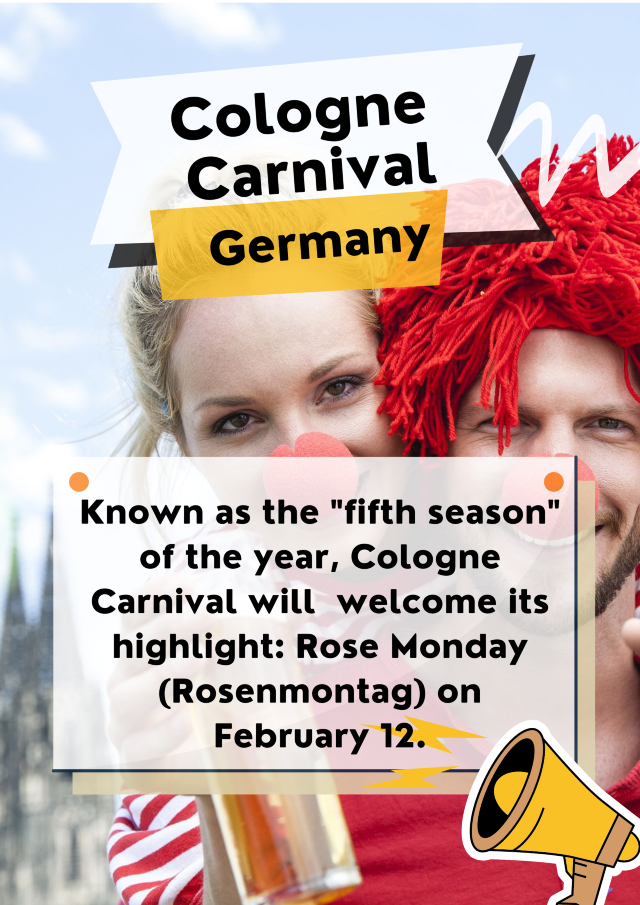 Cologne Carnival:"Kölle Alaaf!"