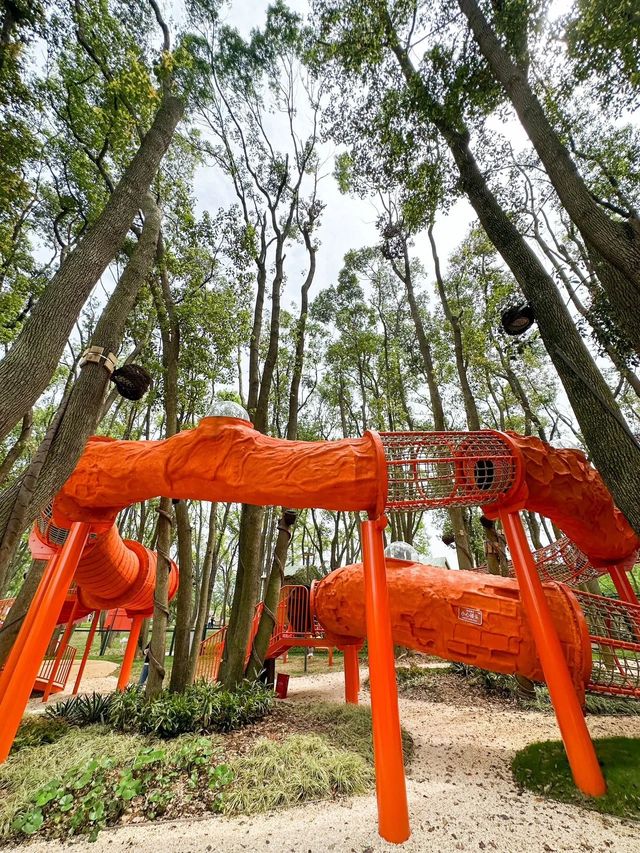 武漢森林裡藏著“迪士尼”般的兒童樂園