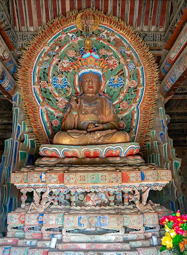 三聖寺|南面台山觀郁峨，諸聖雲臨俯砂河