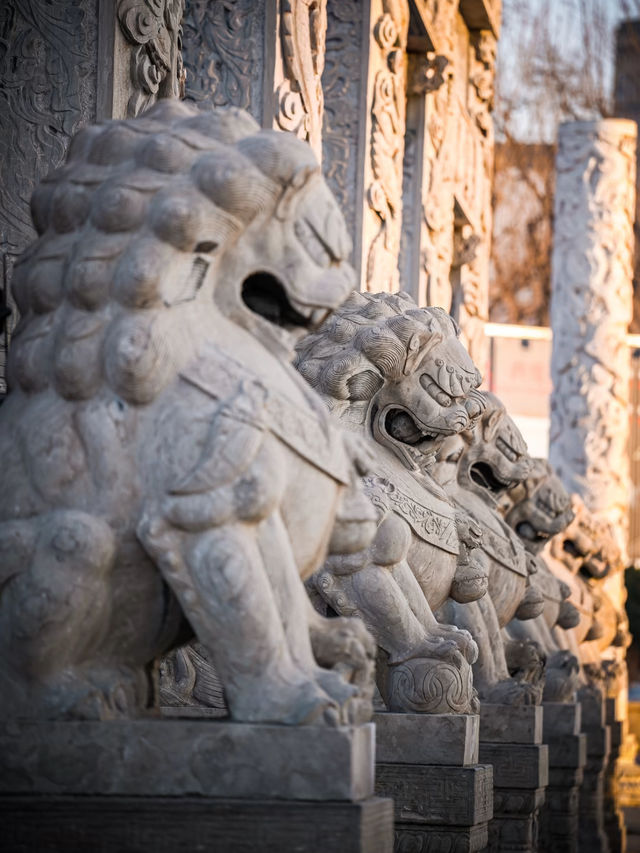 遼寧遼陽廣佑寺美麗景區。