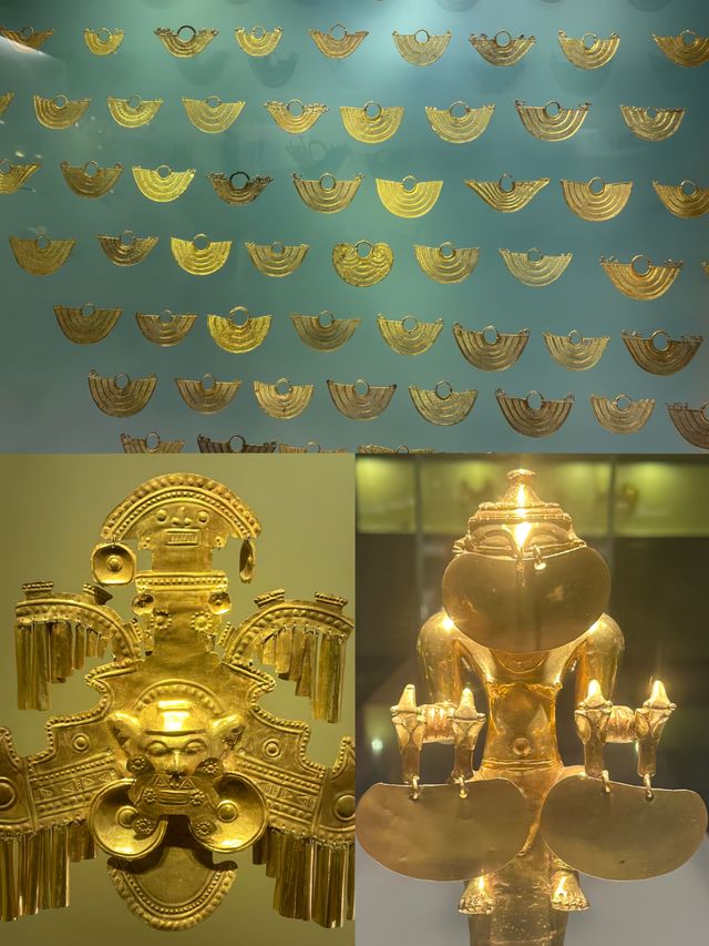 嘩！哥倫比亞波哥大黃金博物館，藏著千年的璀璨金光