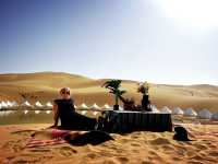 Glamping in the dessert 