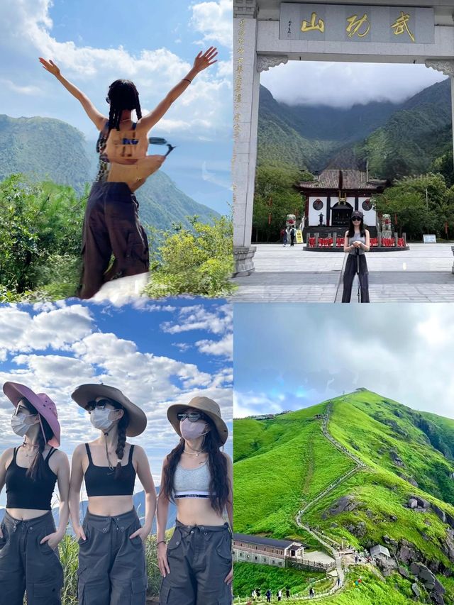 吊帶靚女千千萬，武功山上佔一半！打卡！