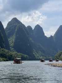 Bamboo rafting from XingPin