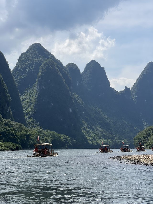 Bamboo rafting from XingPin